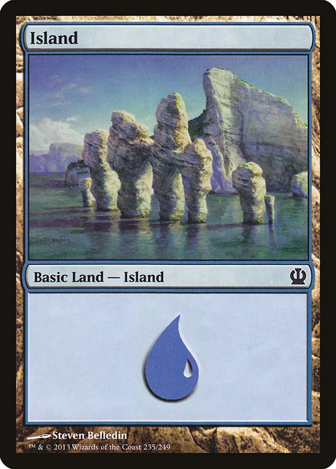 Island (235) [Theros] - Magic: The Gathering - Card Brawlers | Quebec | Canada |