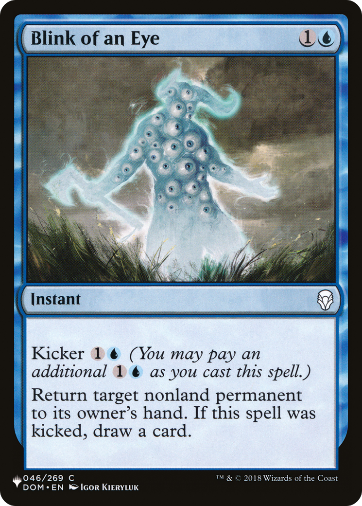 Blink of an Eye [The List] - Magic: The Gathering - Card Brawlers | Quebec | Canada |