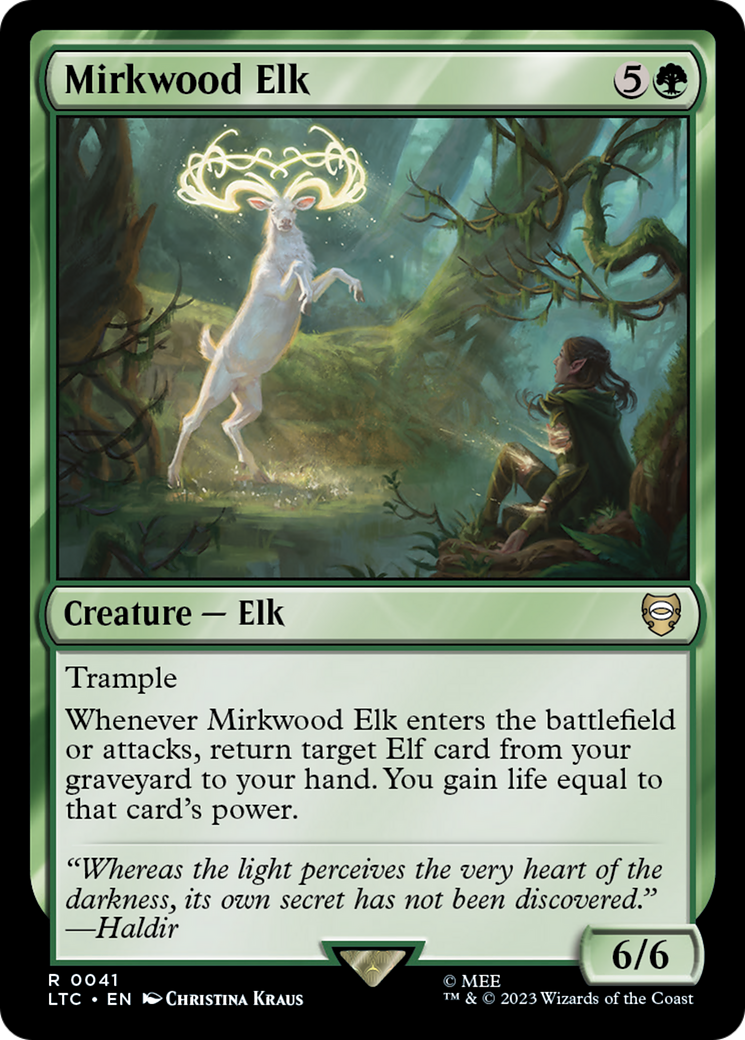 Mirkwood Elk [The Lord of the Rings: Tales of Middle-Earth Commander] - Magic: The Gathering - Card Brawlers | Quebec | Canada |
