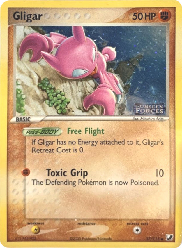 Gligar (57/115) (Stamped) [EX: Unseen Forces] - Pokémon - Card Brawlers | Quebec | Canada |