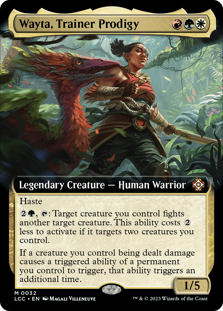 Wayta, Trainer Prodigy (Extended Art) [The Lost Caverns of Ixalan Commander] - Magic: The Gathering - Card Brawlers | Quebec | Canada |