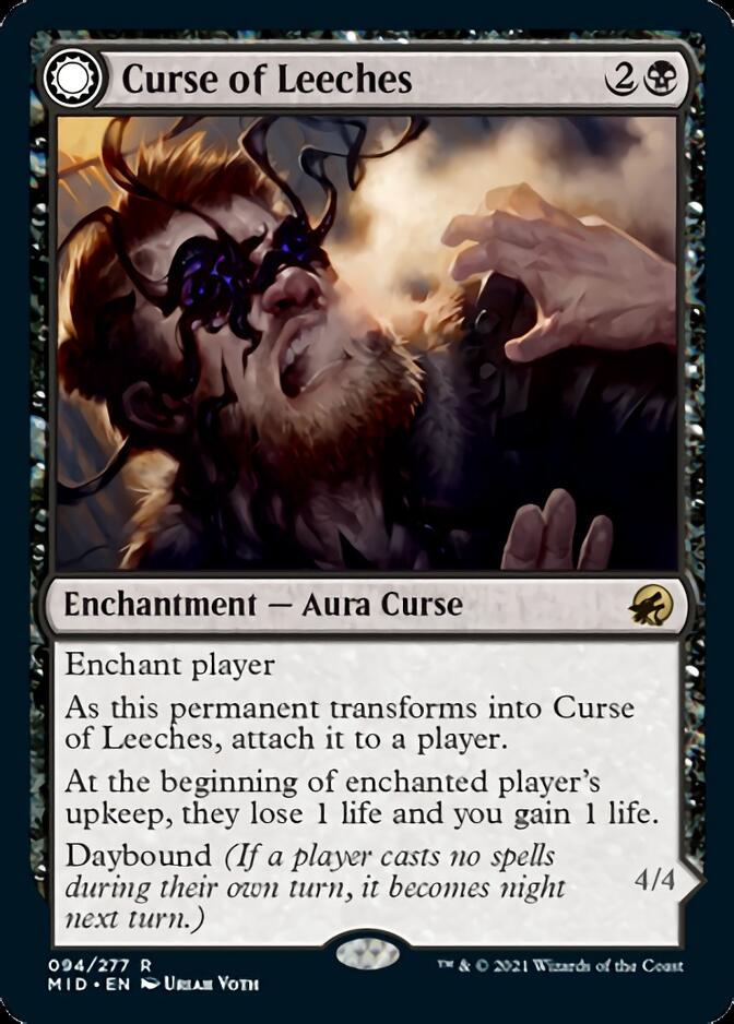 Curse of Leeches // Leeching Lurker [Innistrad: Midnight Hunt] - Magic: The Gathering - Card Brawlers | Quebec | Canada |