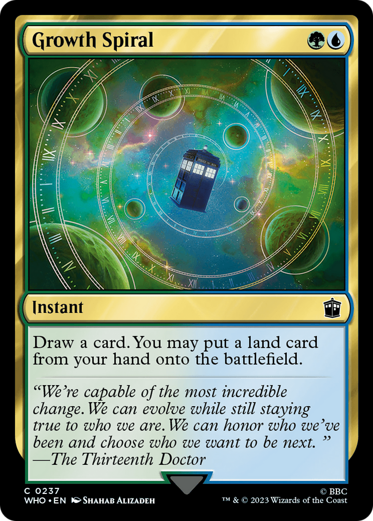 Growth Spiral [Doctor Who] - Magic: The Gathering - Card Brawlers | Quebec | Canada |
