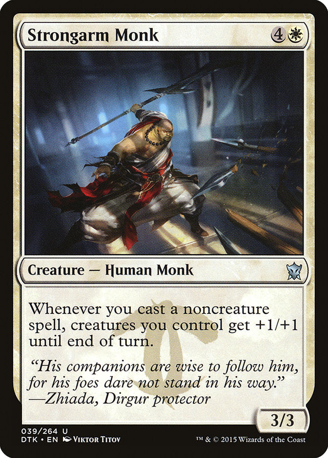 Strongarm Monk [Dragons of Tarkir] - Magic: The Gathering - Card Brawlers | Quebec | Canada |