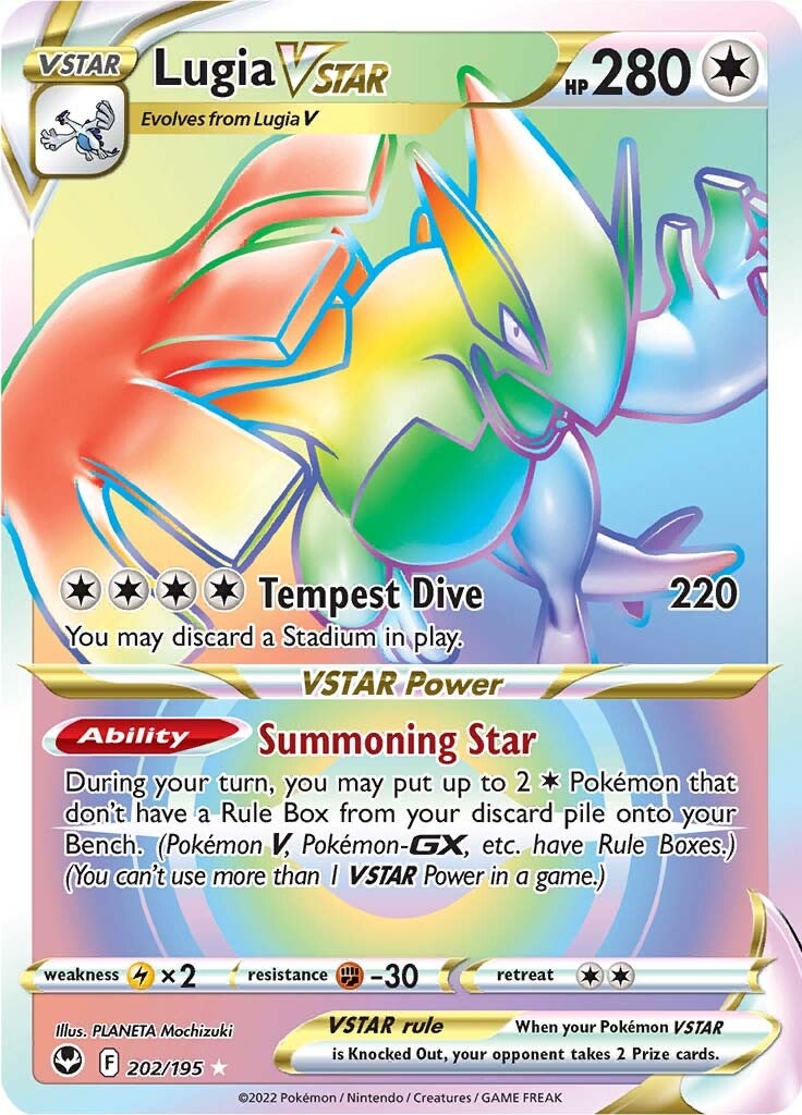 Lugia VSTAR (202/195) [Sword & Shield: Silver Tempest] - Pokémon - Card Brawlers | Quebec | Canada |