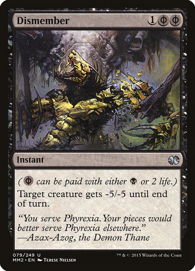 Dismember [Modern Masters 2015] - Magic: The Gathering - Card Brawlers | Quebec | Canada |
