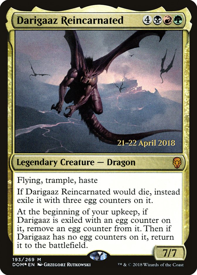 Darigaaz Reincarnated [Dominaria Prerelease Promos] - Magic: The Gathering - Card Brawlers | Quebec | Canada |