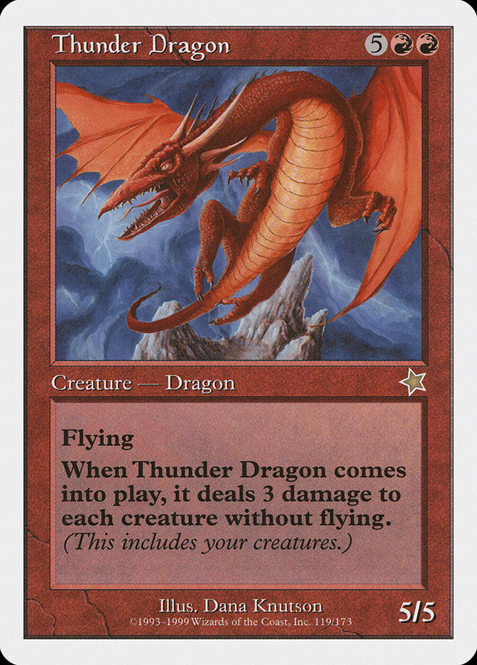 Thunder Dragon [Starter 1999] - Magic: The Gathering - Card Brawlers | Quebec | Canada |