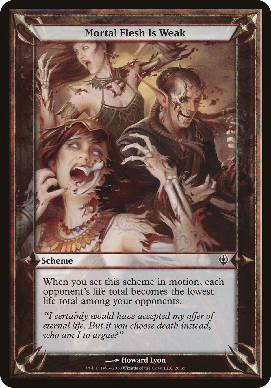 Mortal Flesh Is Weak (Schemes) [Archenemy Schemes] - Magic: The Gathering - Card Brawlers | Quebec | Canada |