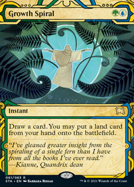 Growth Spiral (Foil Etched) [Strixhaven: School of Mages Mystical Archive] - Magic: The Gathering - Card Brawlers | Quebec | Canada |