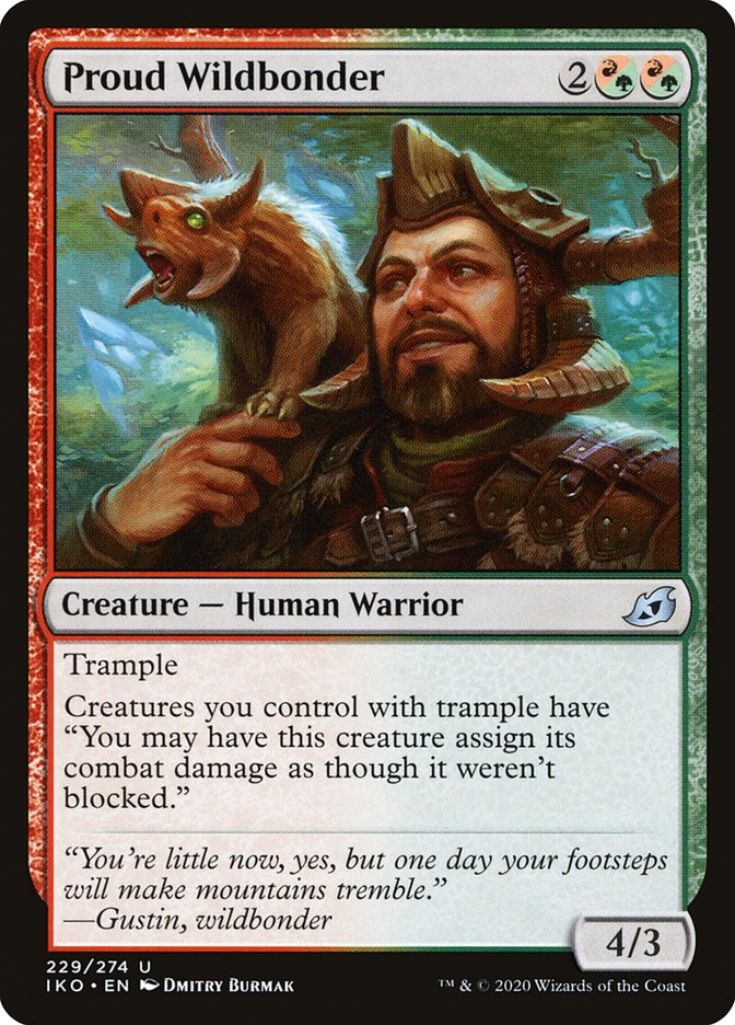 Proud Wildbonder [Ikoria: Lair of Behemoths] - Magic: The Gathering - Card Brawlers | Quebec | Canada |