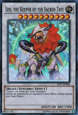 Leo, the Keeper of the Sacred Tree [AP07-EN008] Super Rare - Yu-Gi-Oh! - Card Brawlers | Quebec | Canada |