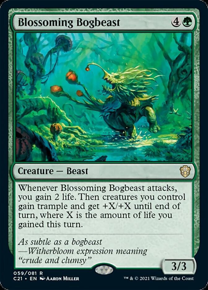 Blossoming Bogbeast [Commander 2021] - Magic: The Gathering - Card Brawlers | Quebec | Canada |