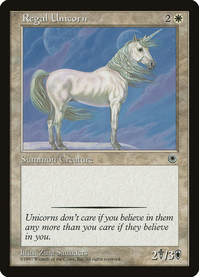 Regal Unicorn [Portal] - Magic: The Gathering - Card Brawlers | Quebec | Canada |