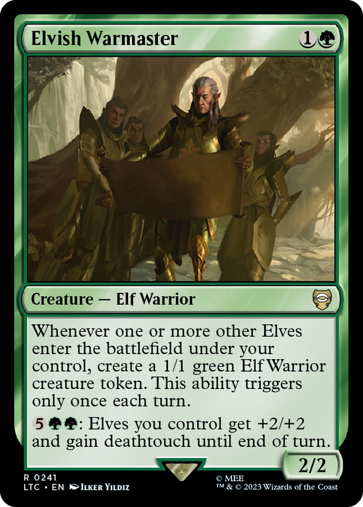 Elvish Warmaster [The Lord of the Rings: Tales of Middle-Earth Commander] - Magic: The Gathering - Card Brawlers | Quebec | Canada |