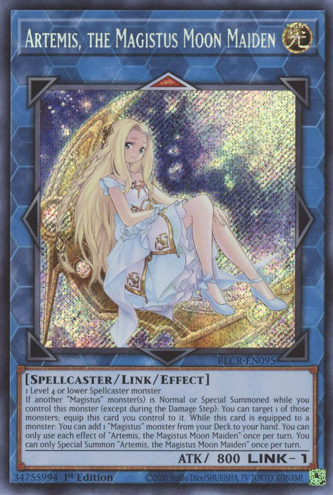 Artemis, la Magistus Moon Maiden [BLCR-EN095] Secret Rare 