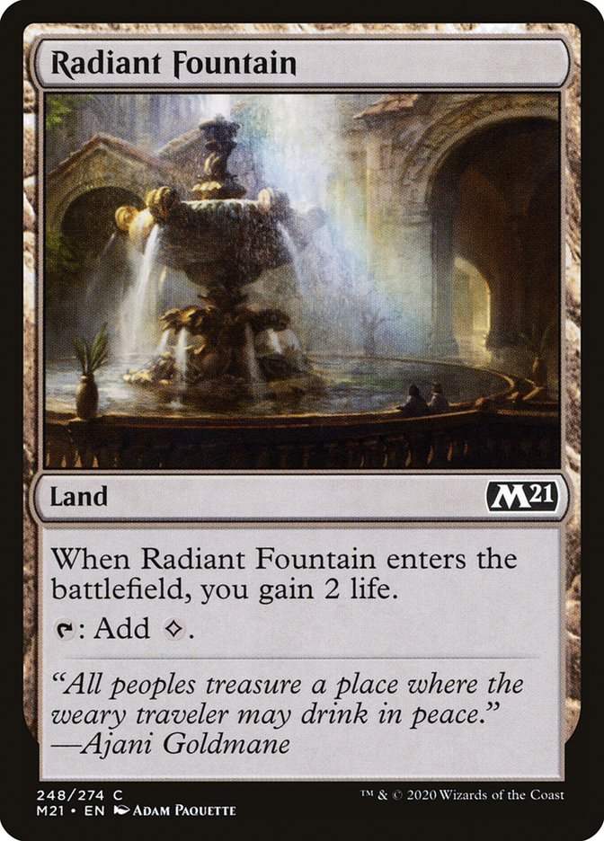 Radiant Fountain [Core Set 2021] - Magic: The Gathering - Card Brawlers | Quebec | Canada |