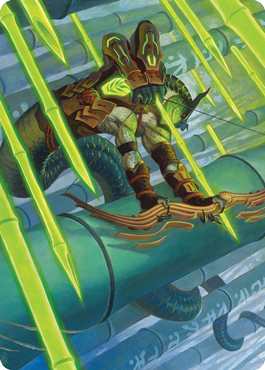 Bamboo Grove Archer Art Card [Kamigawa: Neon Dynasty Art Series] - Magic: The Gathering - Card Brawlers | Quebec | Canada |