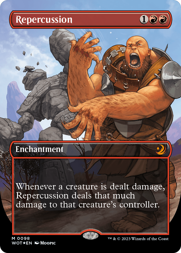 Repercussion (Anime Borderless) (Confetti Foil) [Wilds of Eldraine: Enchanting Tales] - Magic: The Gathering - Card Brawlers | Quebec | Canada |