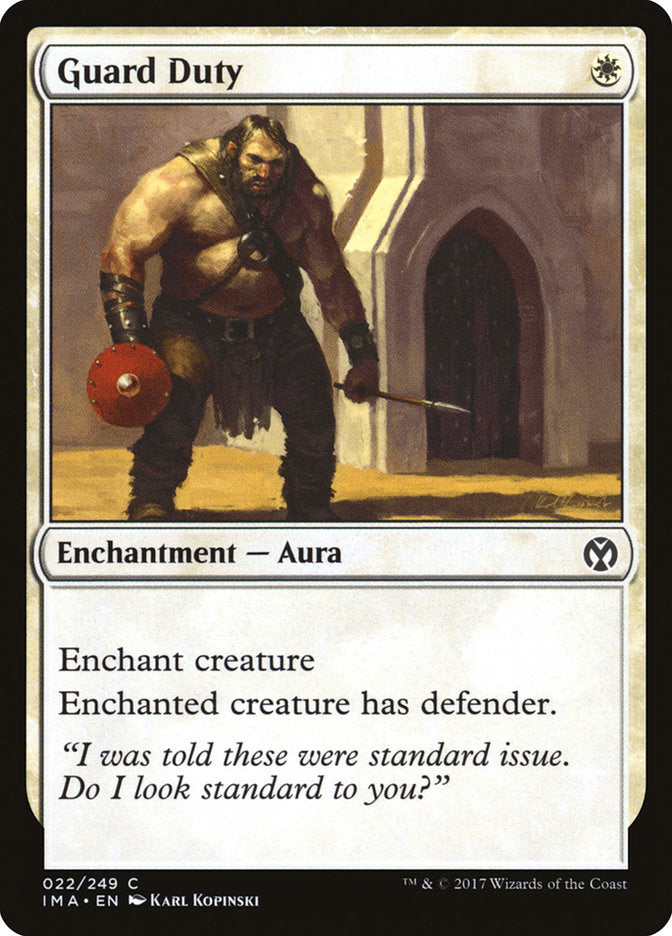 Guard Duty [Iconic Masters] - Magic: The Gathering - Card Brawlers | Quebec | Canada |