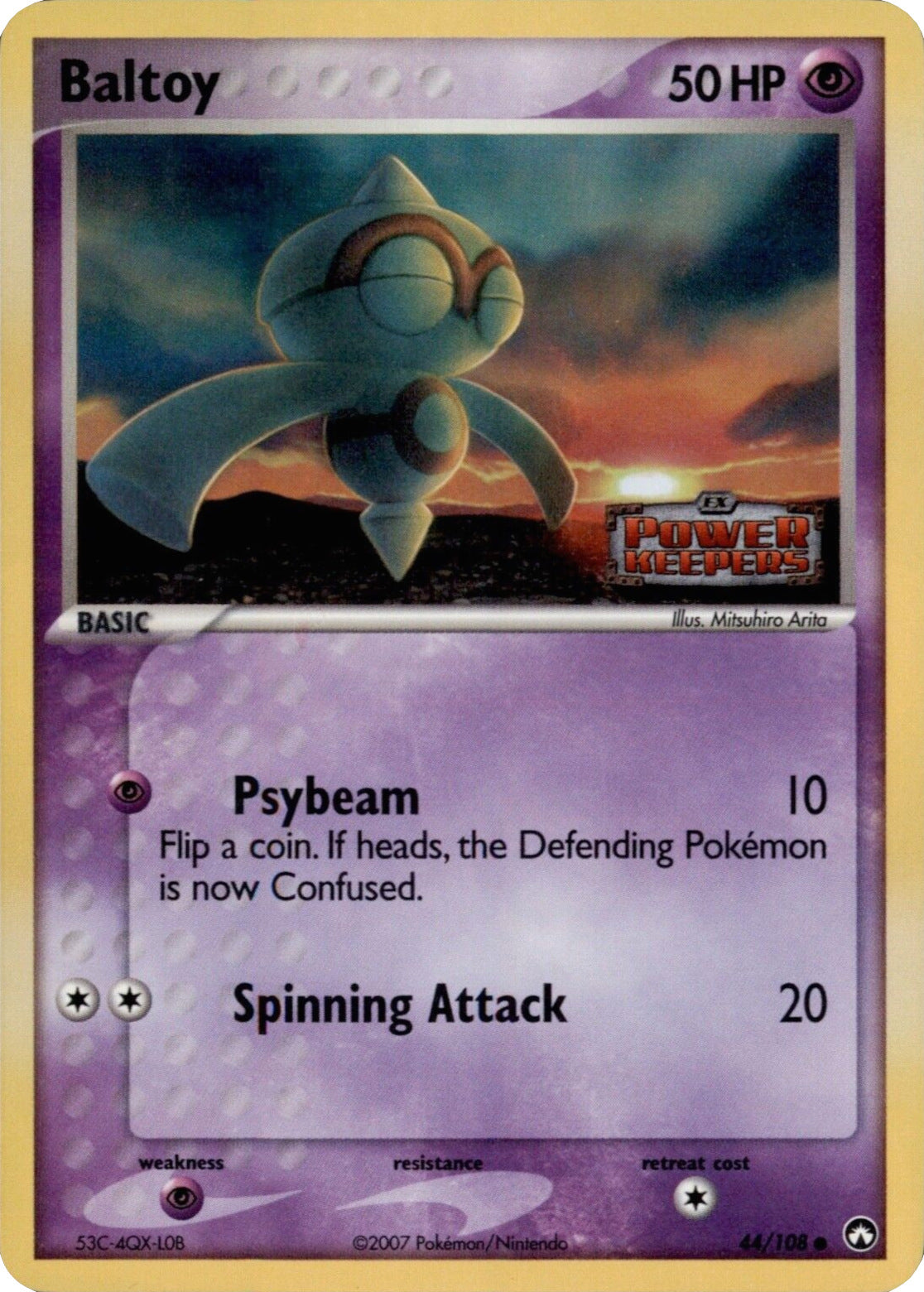 Baltoy (44/108) (Stamped) [EX: Power Keepers] - Pokémon - Card Brawlers | Quebec | Canada |
