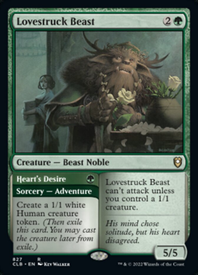 Lovestruck Beast // Heart's Desire [Commander Legends: Battle for Baldur's Gate] - Magic: The Gathering - Card Brawlers | Quebec | Canada |