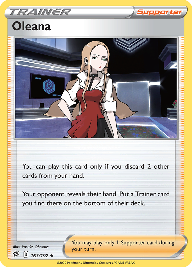 Oleana (163/192) [Sword & Shield: Rebel Clash] - Pokémon - Card Brawlers | Quebec | Canada |