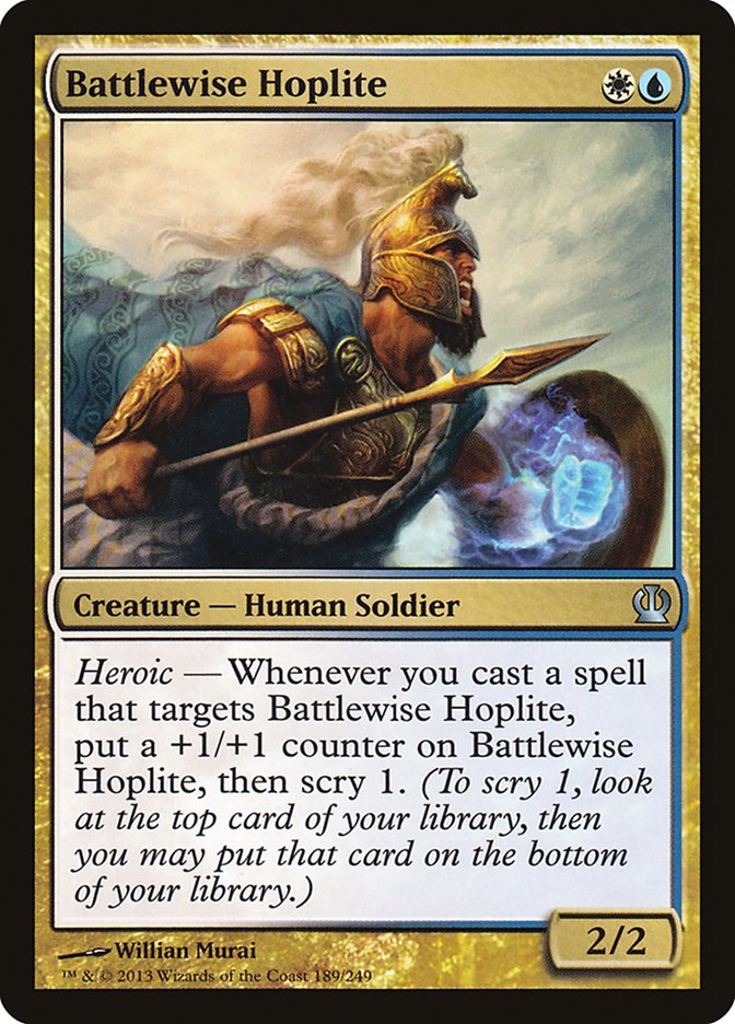 Battlewise Hoplite [Theros] - Magic: The Gathering - Card Brawlers | Quebec | Canada |