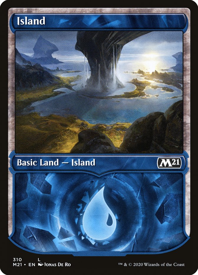 Island (310) (Showcase) [Core Set 2021] - Magic: The Gathering - Card Brawlers | Quebec | Canada |