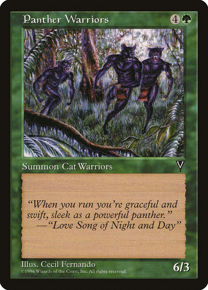 Panther Warriors [Visions] - Magic: The Gathering - Card Brawlers | Quebec | Canada |
