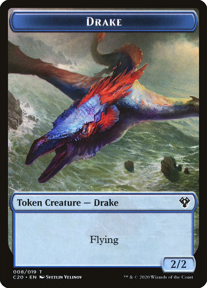Human Soldier (005) // Drake Double-Sided Token [Commander 2020 Tokens] - Magic: The Gathering - Card Brawlers | Quebec | Canada |