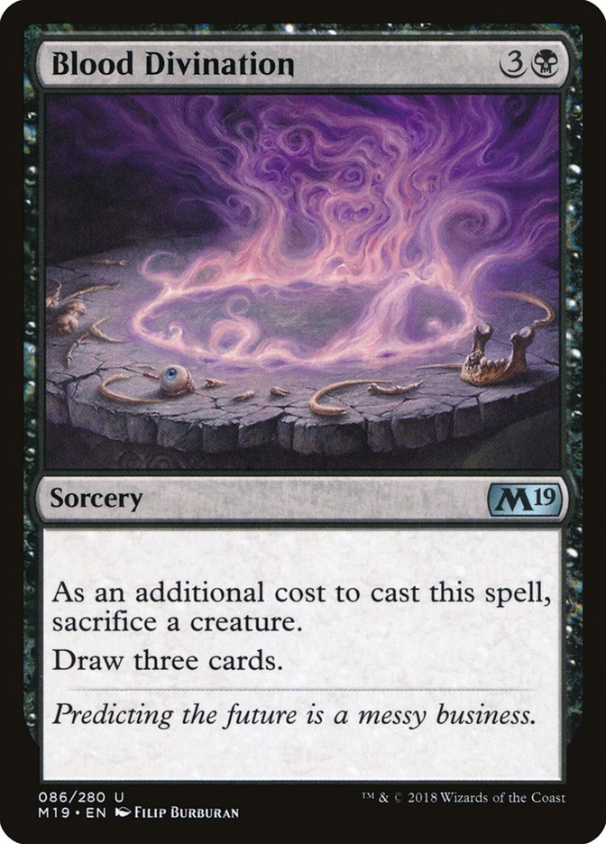 Blood Divination [Core Set 2019] - Magic: The Gathering - Card Brawlers | Quebec | Canada |