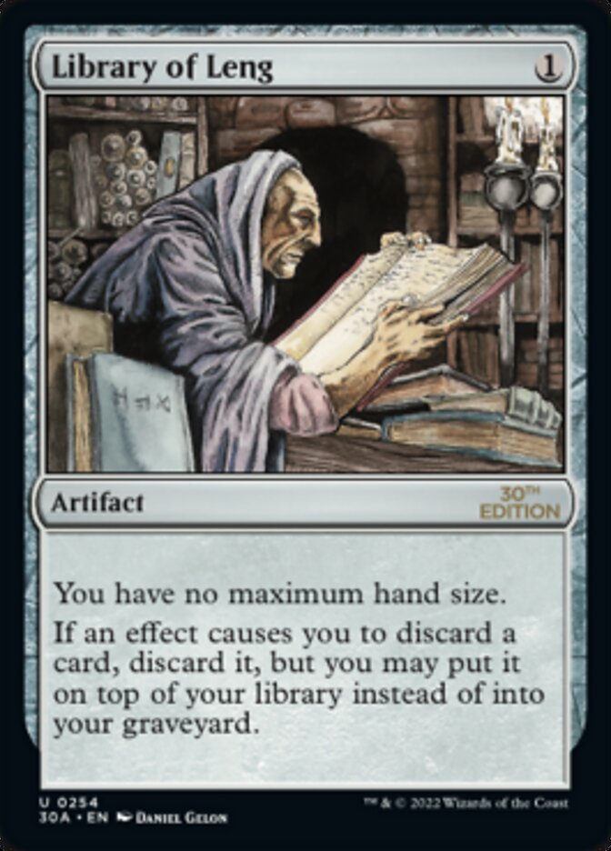 Library of Leng [30th Anniversary Edition] - Magic: The Gathering - Card Brawlers | Quebec | Canada |