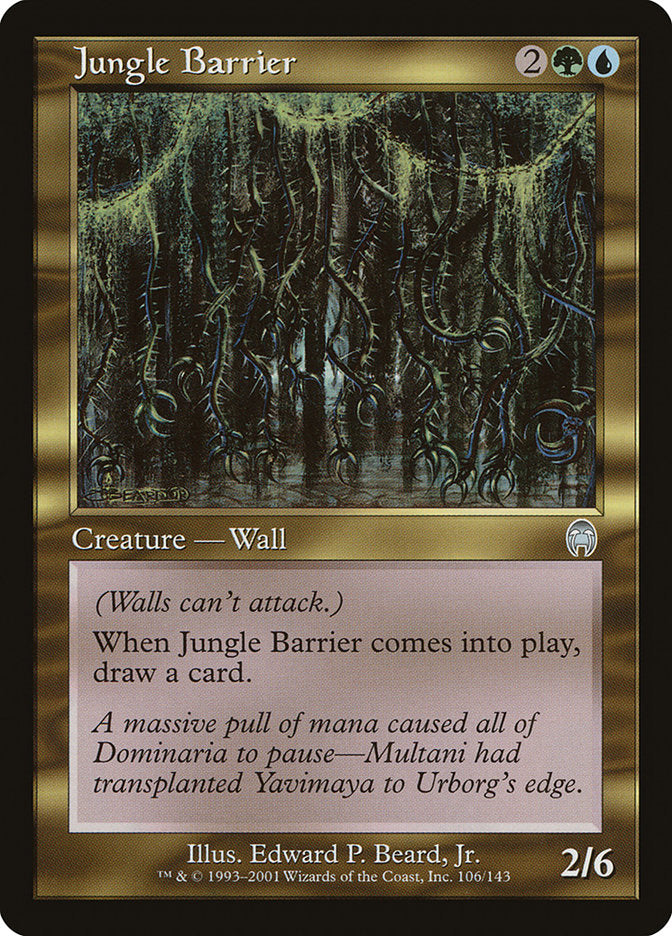Jungle Barrier [Apocalypse] - Magic: The Gathering - Card Brawlers | Quebec | Canada |
