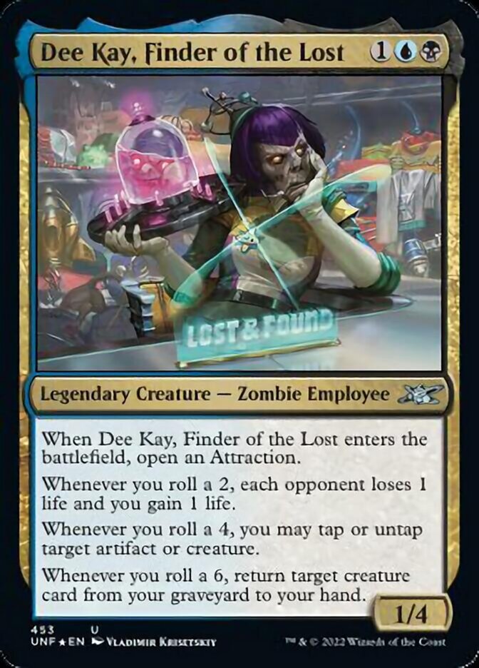 Dee Kay, Finder of the Lost (Galaxy Foil) [Unfinity] - Magic: The Gathering - Card Brawlers | Quebec | Canada |