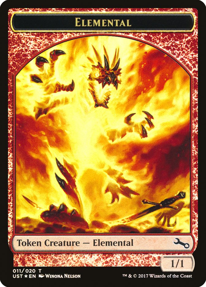 Elemental // Elemental Double-Sided Token (011/020) [Unstable Tokens] - Magic: The Gathering - Card Brawlers | Quebec | Canada |