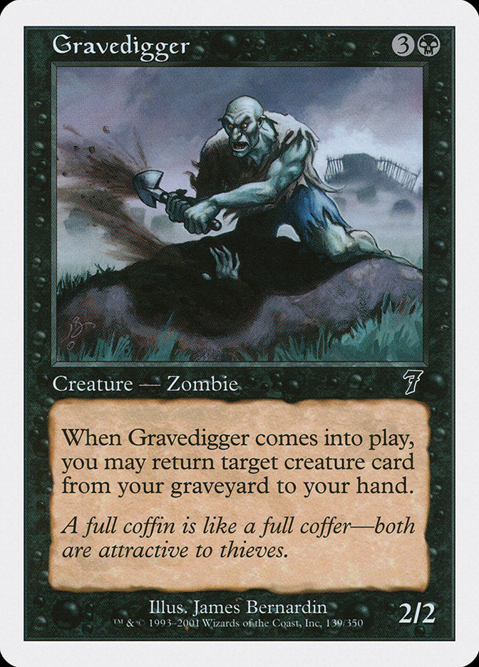 Gravedigger [Seventh Edition] - Magic: The Gathering - Card Brawlers | Quebec | Canada |