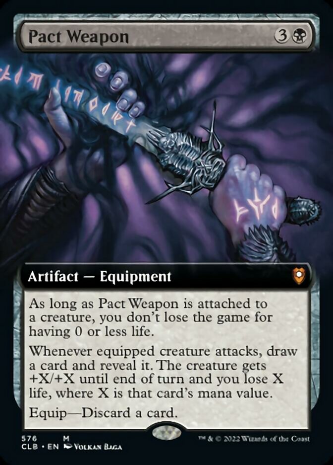 Pact Weapon (Extended Art) [Commander Legends: Battle for Baldur's Gate] - Magic: The Gathering - Card Brawlers | Quebec | Canada |
