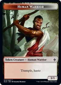 Human Warrior // Food (18) Double-Sided Token [Throne of Eldraine Tokens] - Magic: The Gathering - Card Brawlers | Quebec | Canada |