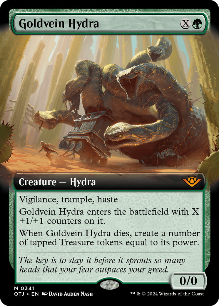 Goldvein Hydra (Extended Art) [Outlaws of Thunder Junction] - Magic: The Gathering - Card Brawlers | Quebec | Canada |