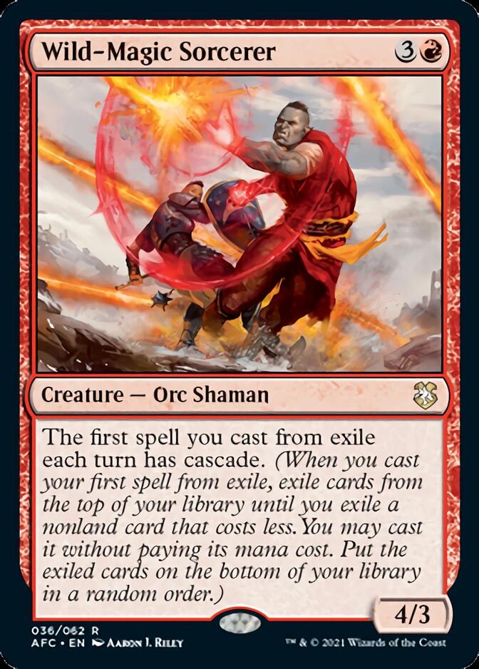 Wild-Magic Sorcerer [Dungeons & Dragons: Adventures in the Forgotten Realms Commander] - Magic: The Gathering - Card Brawlers | Quebec | Canada |
