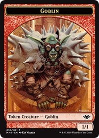 Goblin (010) // Serra the Benevolent Emblem (020) Double-Sided Token [Modern Horizons Tokens] - Magic: The Gathering - Card Brawlers | Quebec | Canada |