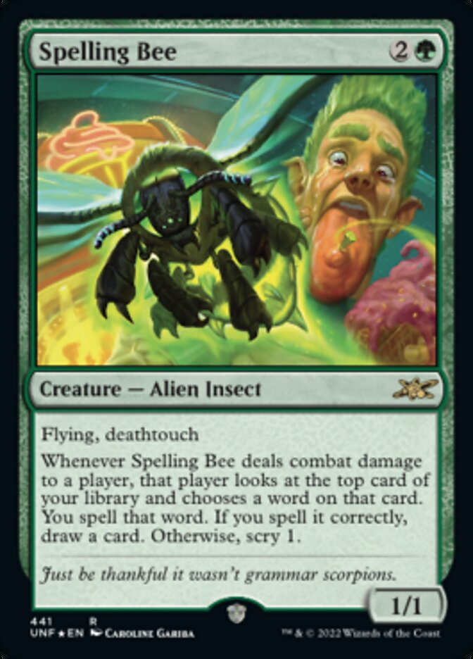Spelling Bee (Galaxy Foil) [Unfinity] - Magic: The Gathering - Card Brawlers | Quebec | Canada |