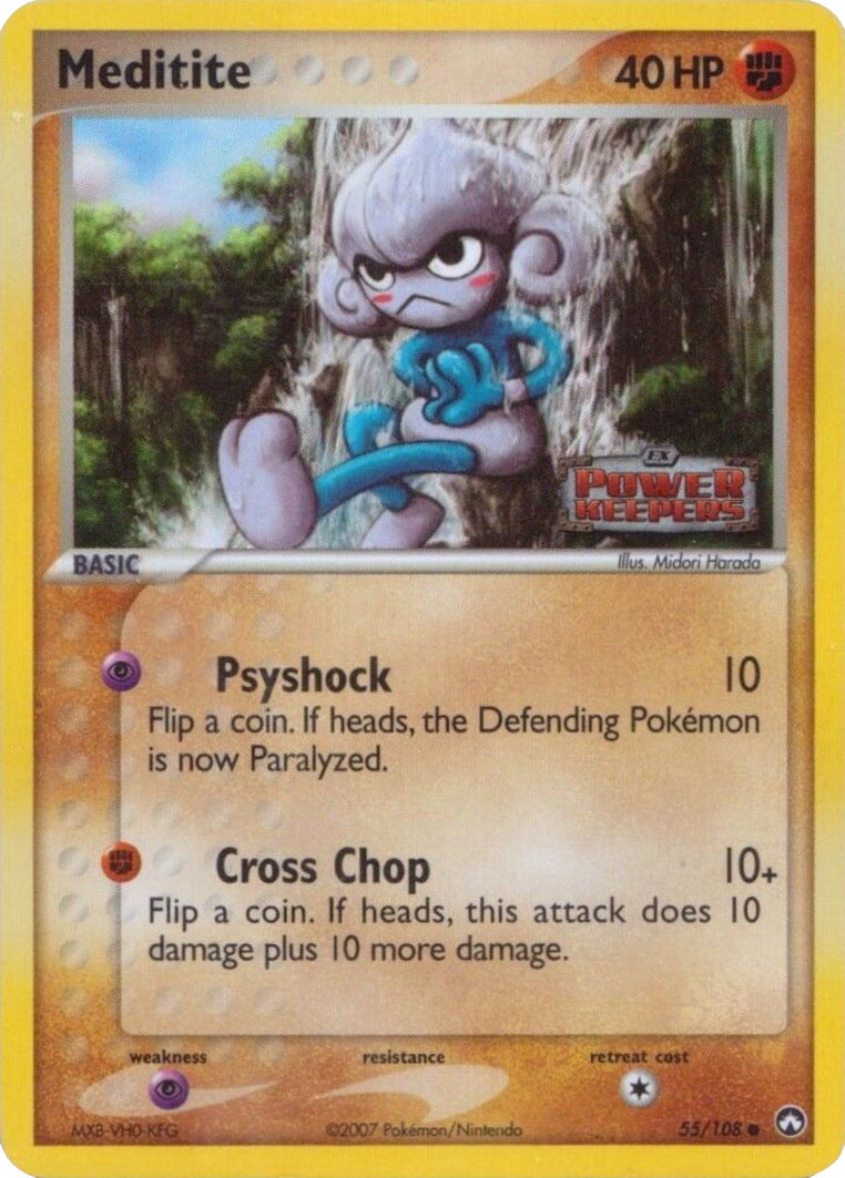 Meditite (55/108) (Stamped) [EX: Power Keepers] - Pokémon - Card Brawlers | Quebec | Canada |