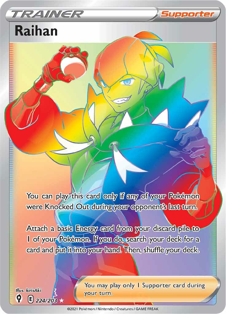 Raihan (224/203) [Sword & Shield: Evolving Skies] - Pokémon - Card Brawlers | Quebec | Canada |