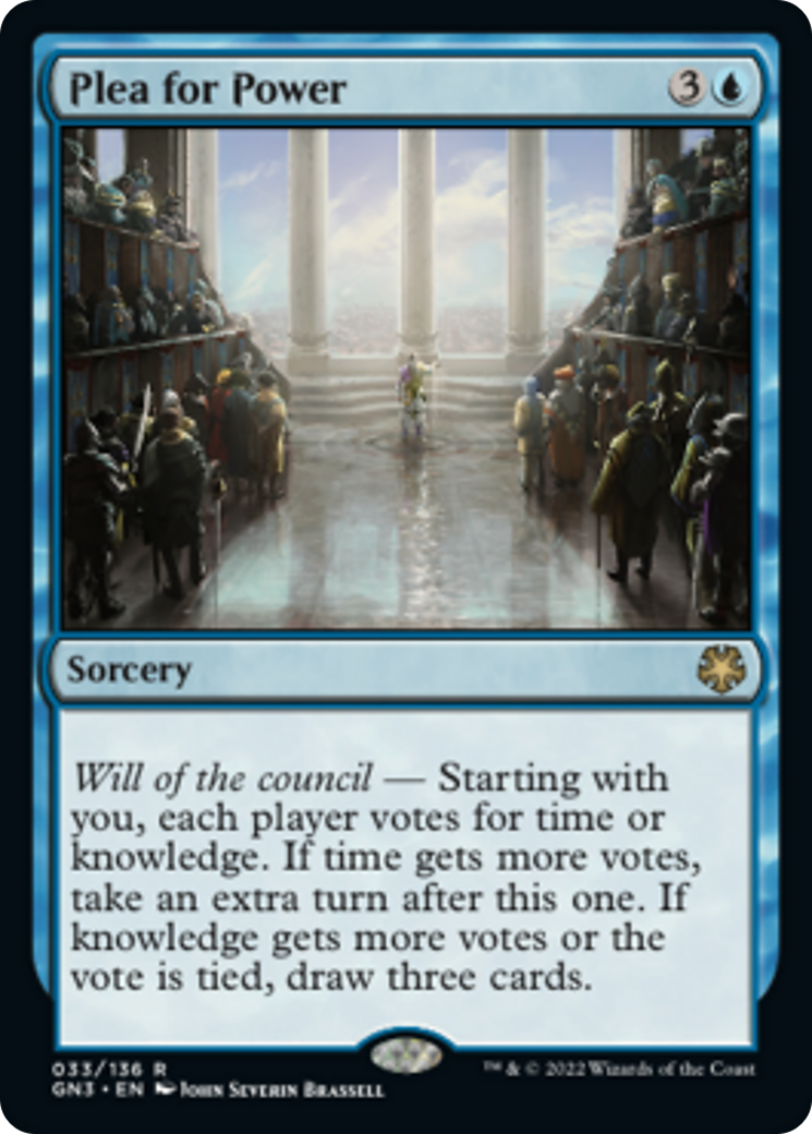 Plea for Power [Game Night: Free-for-All] - Magic: The Gathering - Card Brawlers | Quebec | Canada |