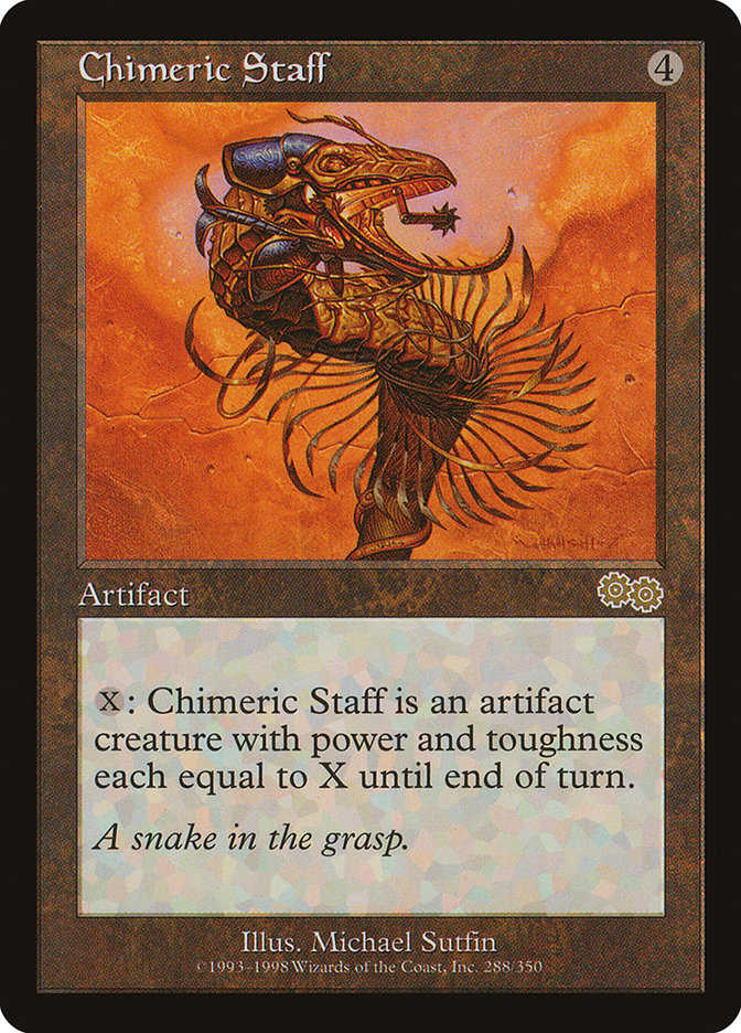 Chimeric Staff [Urza's Saga] - Magic: The Gathering - Card Brawlers | Quebec | Canada |