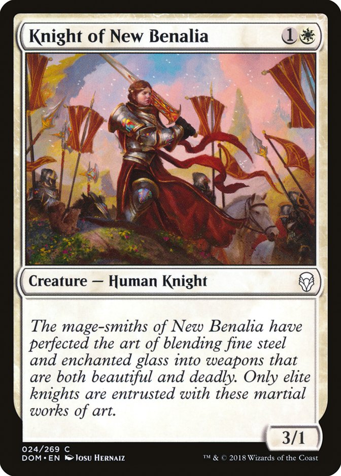 Knight of New Benalia [Dominaria] - Magic: The Gathering - Card Brawlers | Quebec | Canada |