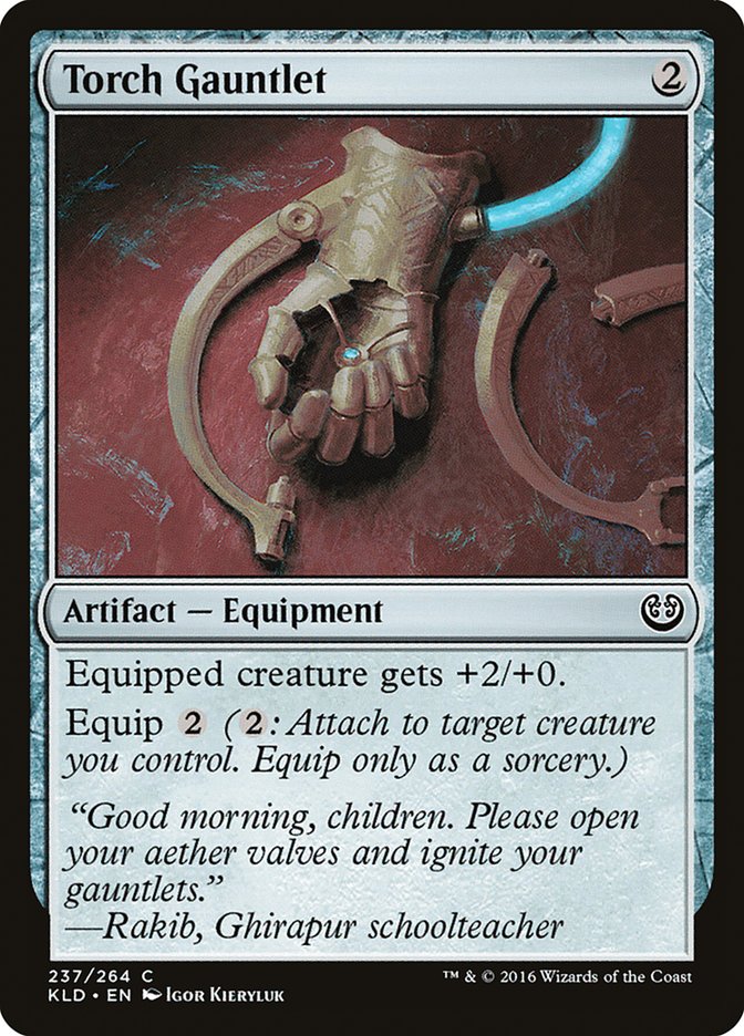 Torch Gauntlet [Kaladesh] - Magic: The Gathering - Card Brawlers | Quebec | Canada |