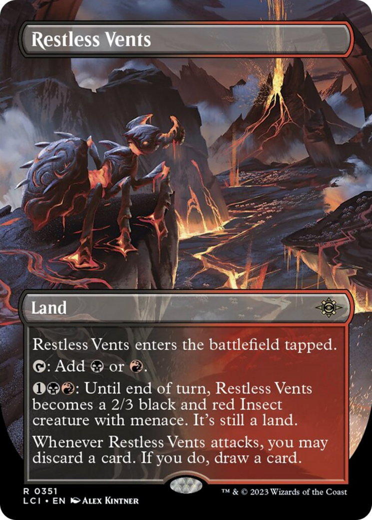 Restless Vents (Borderless) [The Lost Caverns of Ixalan] - Magic: The Gathering - Card Brawlers | Quebec | Canada |